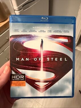 Man of Steel Blu-ray Disc - Red & Blue Cover